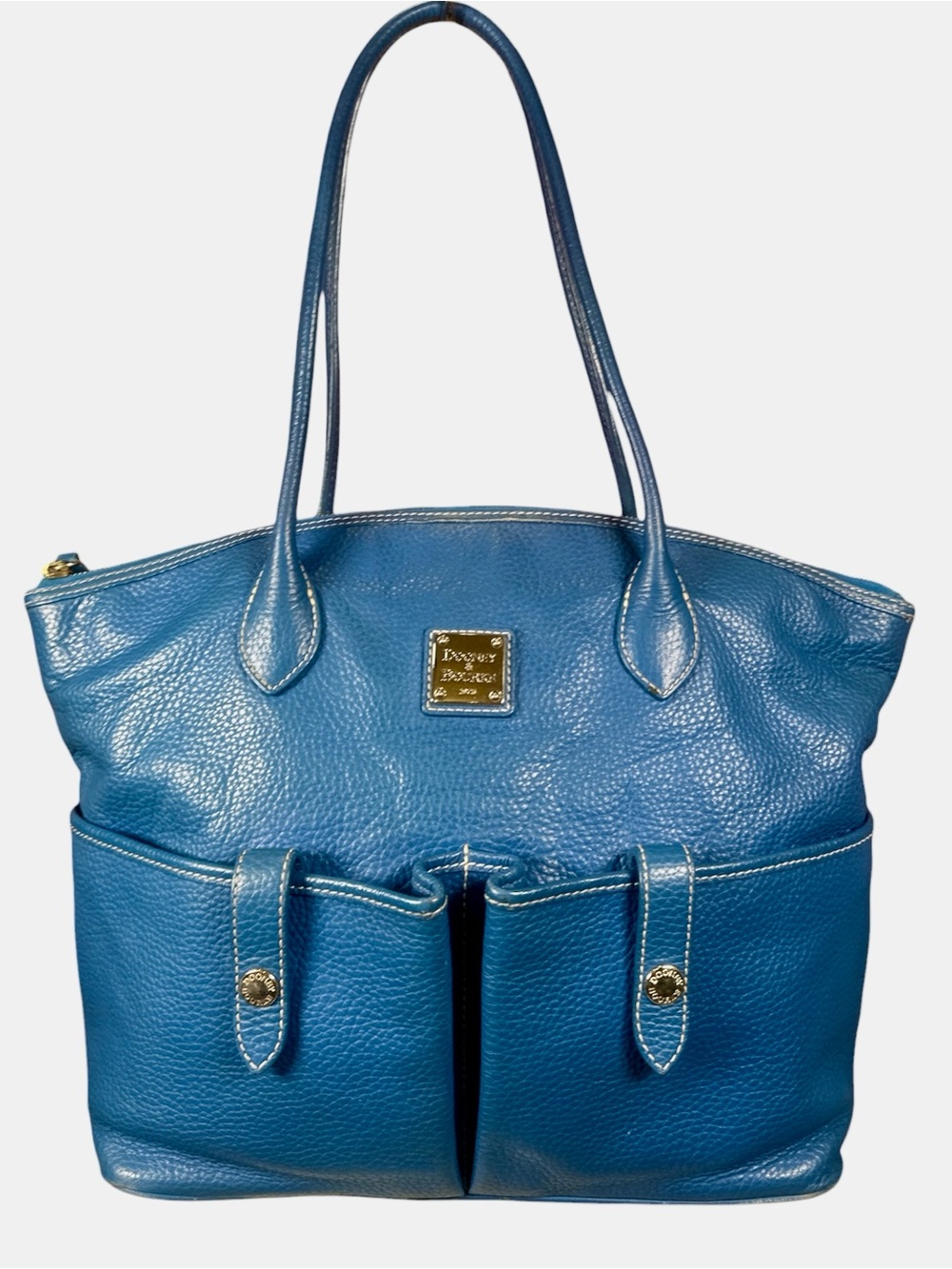 Dooney & Bourke Crescent Pebble Leather Shoulder Tote
